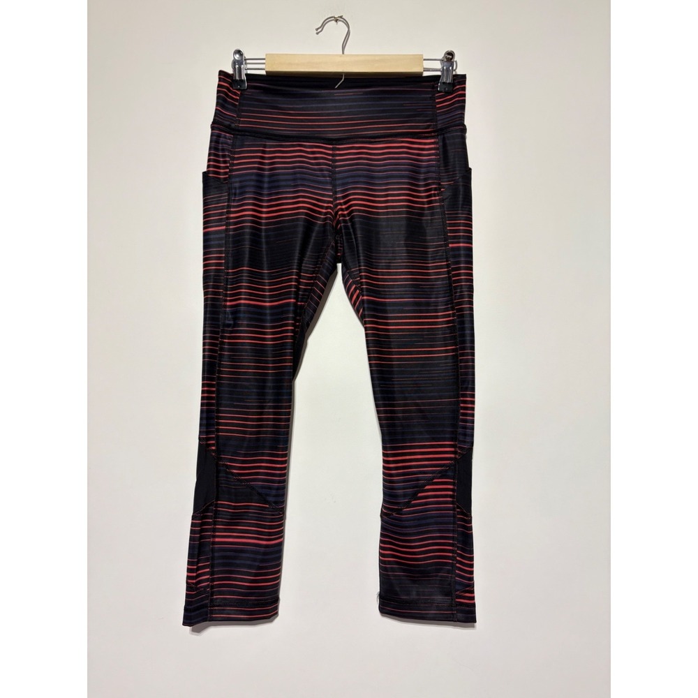 Lululemon Women Size 6 Twisted Dune Pace Rival Crop Full On Luxstreme Leggings